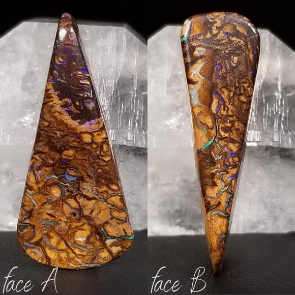 Australian Koroit Opal * boulder opal cab 35.47 x 16.04 x 10.80mm * LKO145L5 - Picture 8 of 13